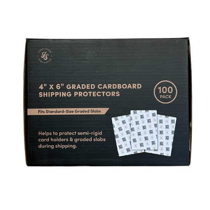 shipping graded cards 4" x 6" Graded Cardboard Shipping Protectors – Jersey Shore Card Supplies